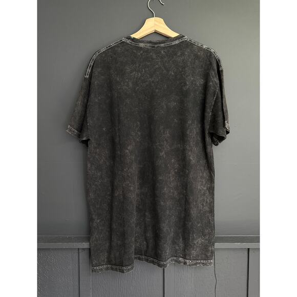 ODB Black Acid Wash Crewneck 90s Rapper Graphic Tee NEW Size Medium - Picture 3 of 9